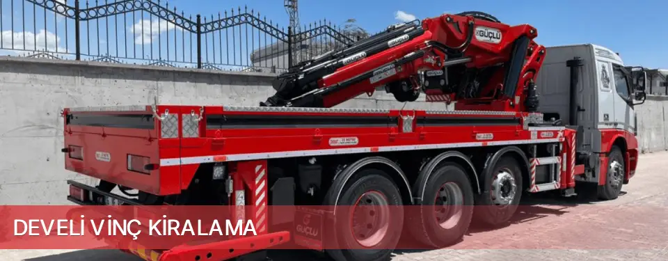 Develi İlçemi Vinç Kiralama